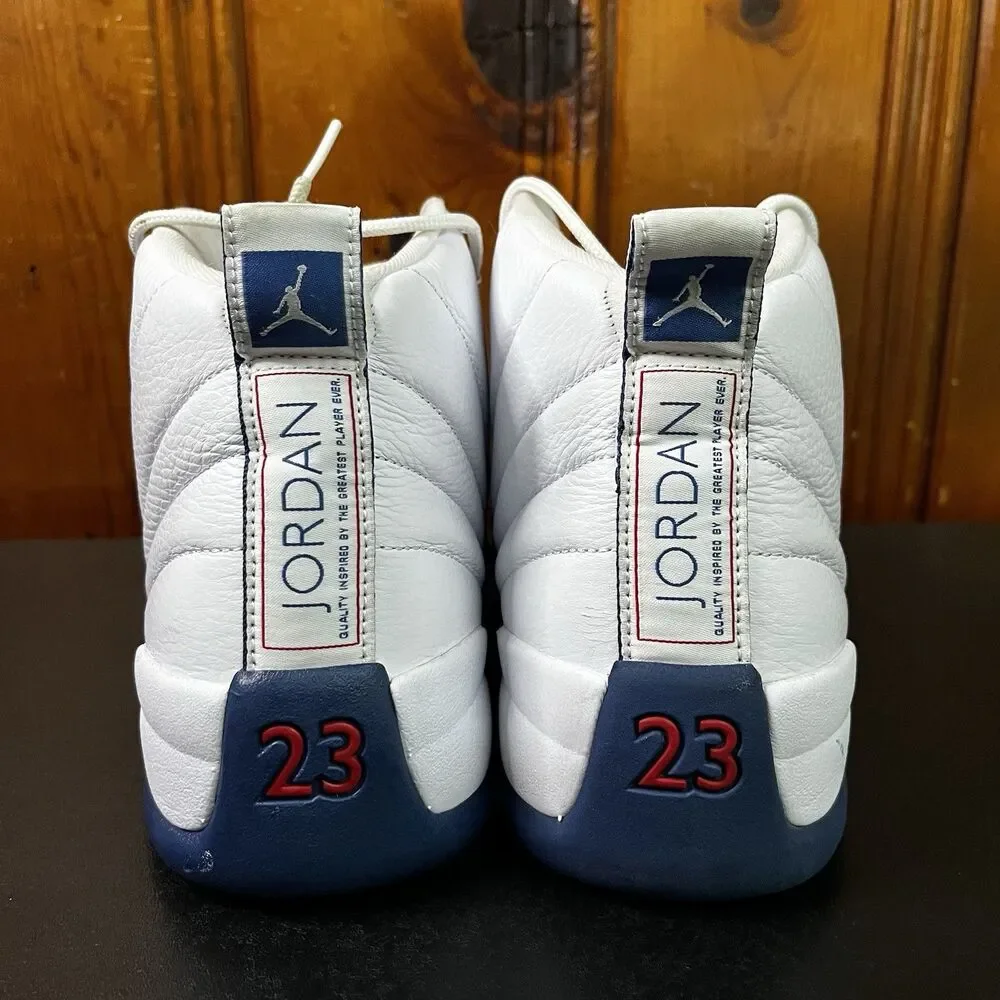 Jordan 12 French Blue Retro 2025 Release Size 12 Men CT8013-114 White/Blue/Grey